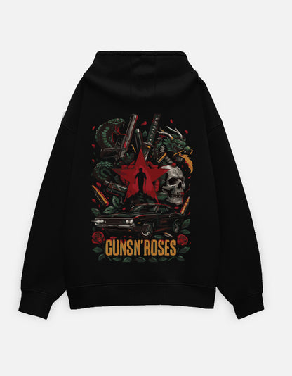 Unisex Oversized Hoodie_Guns&roses
